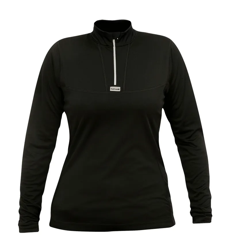 Paramo Cambia Zip Neck Top Womens in Black